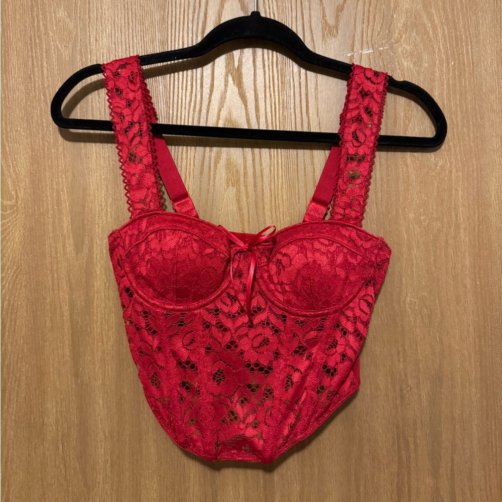 Red Lace Corset